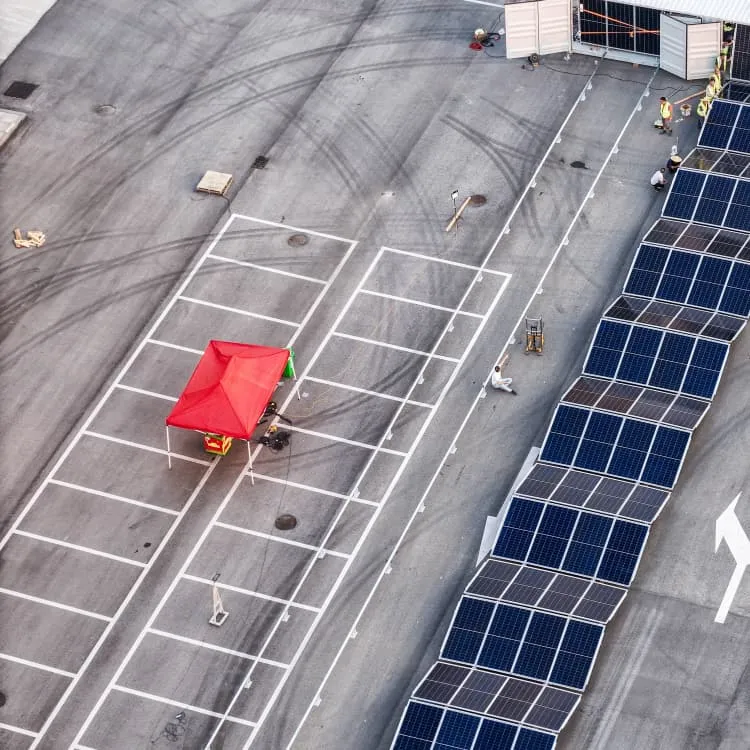 One solar panel solar integrated machine with four