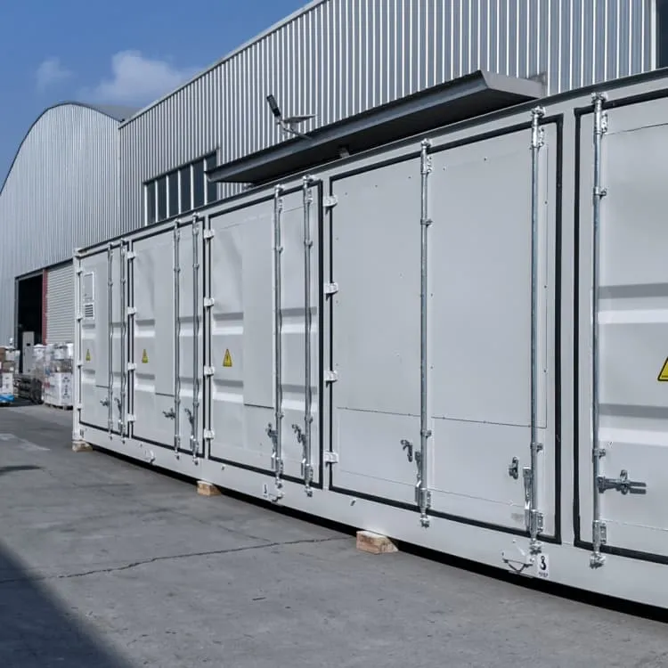 Area occupied by energy storage batteries