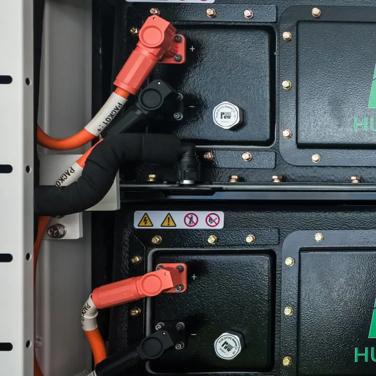Battery connection to outdoor power supply